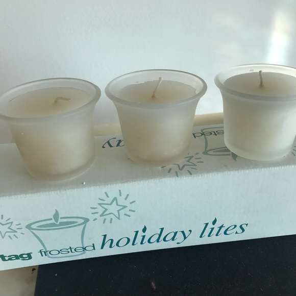 Voltive Candles in frosted glass holders - Picture 2 of 4